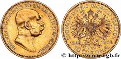 AUTRICHE 10 Corona François Joseph Ier 60e anniversaire de règne 1908 Vienne