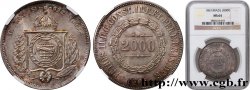 BRÉSIL - EMPIRE DU BRÉSIL - PIERRE II 2000 Reis  1863 