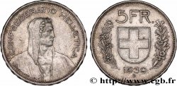 SUISSE 5 Francs Berger des alpes / bouclier suisse 1939 Berne - B