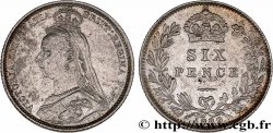 UNITED KINGDOM 6 Pence Victoria “buste du jubilé”  1889 