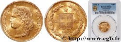 SWITZERLAND - CONFEDERATION OF HELVETIA 20 Francs 1896 Berne