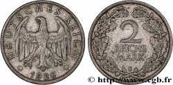 ALLEMAGNE 2 Reichsmark aigle 1926 Karlsruhe - G