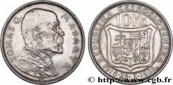 TCHÉCOSLOVAQUIE 10 Korun Thomas Masaryk 1928  TTB+