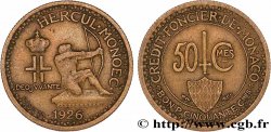 MONACO 50 Centimes émission du Crédit Foncier de Monaco 1926 Poissy