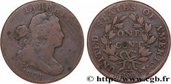 ÉTATS-UNIS D AMÉRIQUE 1 Cent “Draped Bust” 1801 Philadelphie