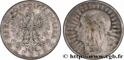 POLAND 2 Zlote reine Jadwiga 1933 Varsovie