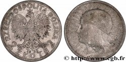 POLAND 2 Zlote reine Jadwiga 1933 Varsovie