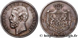 ROUMANIE 5 Lei Charles Ier 1901 Bucarest TTB+