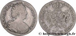BELGIUM - AUSTRIAN NETHERLANDS 1/4 Ducaton Marie-Thérèse 1753 Anvers
