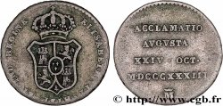 ESPAGNE - ROYAUME D ESPAGNE - ISABELLE II Médaille d’acclamation au module de 1/2 Real 1833 Madrid