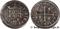 BOLIVIE 1/2 Real frappe pour Philippe III, erreur de légende 1617 Potosi