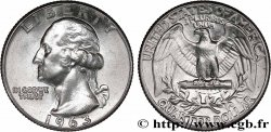 ESTADOS UNIDOS DE AMÉRICA 1/4 Dollar Georges Washington 1963 Philadelphie