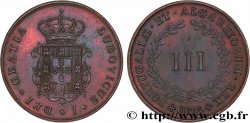 PORTUGAL - ROYAUME DU PORTUGAL - LOUIS Ier 3 Réis 1874