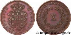 PORTUGAL - ROYAUME DE PORTUGAL - MARIE II  10 Réis  1843 