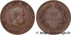 PORTUGAL - KINGDOM OF PORTUGAL - CARLOS I 10 Réis 1891