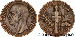 ITALIEN 10 Centesimi Victor-Emmanuel III an XVIII 1940 Rome - R