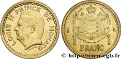 MONACO 1 Franc Louis II (1943) Paris