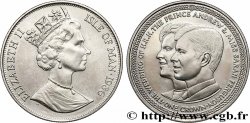 INSEL MAN 1 Crown Proof Mariage Royal 1986 Pobjoy Mint fST