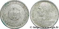 ALLEMAGNE 5 Reichsmark Gotthold Ephraim Lessing 1929 Berlin