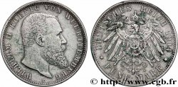 ALEMANIA - WURTEMBERG 5 Mark Guillaume II 1904 Stuttgart
