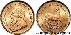 AFRIQUE DU SUD 1/4 Krugerrand Paul Kruger 1980 Prétoria SUP