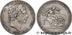 GRANDE-BRETAGNE - GEORGES III 1 Crown ANNO LIX 1819 Londres TTB