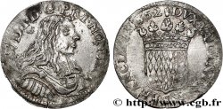 PRINCIPAUTÉ DE MONACO - LOUIS Ier GRIMALDI Cinq sols ou Luigino 1662 Monaco TTB
