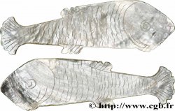 CHINA Jeton de jeu en nacre pisciforme XIXe