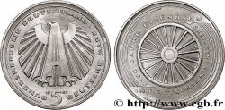 GERMANY 5 Mark Proof 150e anniversaire des chemins de fer allemands 1985 Karlsruhe