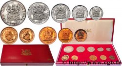 AFRIQUE DU SUD PROOF set 10 monnaies 1/2 cent à 2 rand 1980 Pretoria SPL