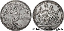 SWITZERLAND 5 Francs, concours de Tir de Lugano 1883 