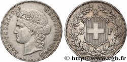SCHWEIZ 5 Francs Helvetia 1909 Berne