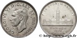 CANADA 1 Dollar Georges VI - visite royale au parlement 1939 