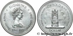 CANADA 1 Dollar Jubilé d’Elisabeth II 1977 