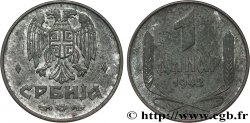 SERBIA 1 Dinar territoire sous commandement militaire allemand 1942 Budapest