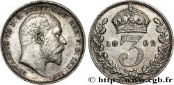 ROYAUME-UNI 3 Pence Edouard VII 1902
