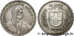 SWITZERLAND 5 Francs Berger des Alpes 1932 Berne