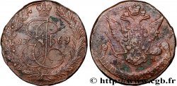 RUSSIE 5 Kopecks Catherine II 1769 Ekaterinbourg