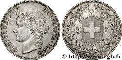 SUISSE 5 Francs Helvetia 1909 Berne
