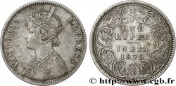 INDES BRITANNIQUES 1 Rupee (Roupie) Victoria 1879 Calcutta