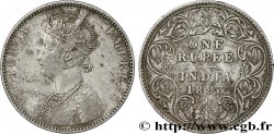 INDES BRITANNIQUES 1 Rupee (Roupie) Victoria 1893 Bombay