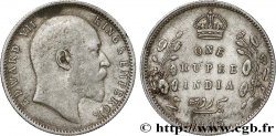 BRITISH INDIA 1 Rupee (Roupie) Edouard VII 1903 Calcutta