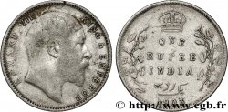 INDES BRITANNIQUES 1 Rupee (Roupie) Edouard VII 1903 Bombay
