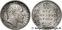 BRITISCH-INDIEN 1 Rupee (Roupie) Edouard VII 1907 Calcutta