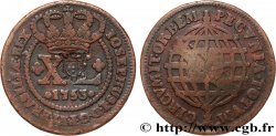 BRESIL - PRINCE JEAN REGENT 8 Réis contremarqué sur une 40 Réis 1753 (1809) Lisbonne