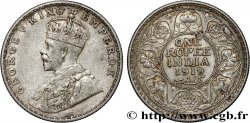 BRITISH INDIA 1 Rupee (Roupie) Georges V 1919 Calcutta