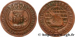 BRAZIL - PRINCE JOHN REGENT 20 Réis contremarqué sur une 10 Réis de 1778 (1809) Lisbonne