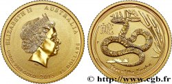 AUSTRALIE 15 Dollars Proof (1/10 Once) Année du Serpent 2013 Perth