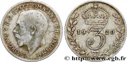 ROYAUME-UNI 3 Pence Georges V 1920 