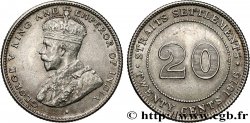 MALAISIE - ÉTABLISSEMENTS DES DÉTROITS 20 Cents Straits Settlements George V 1916 Bombay